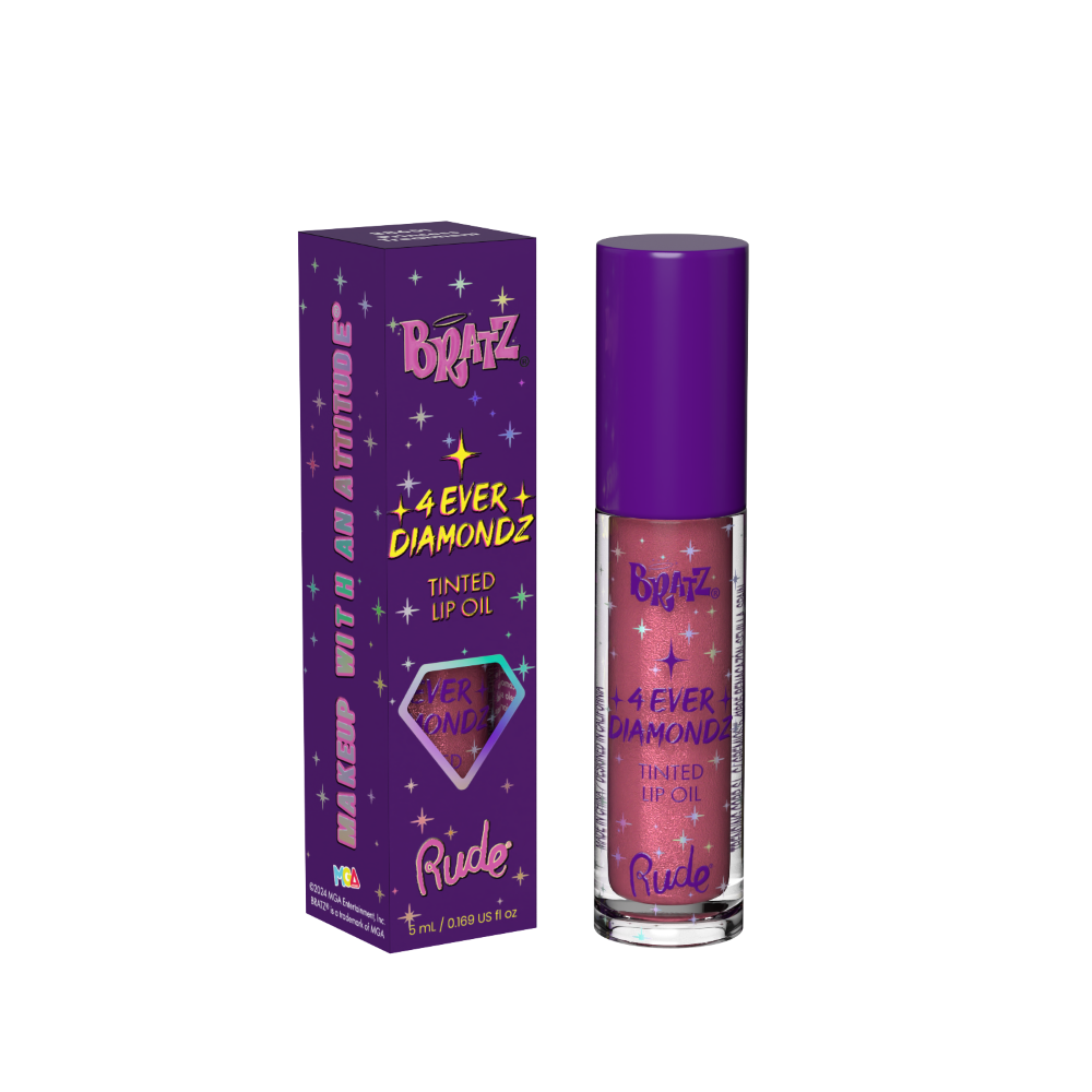 Bratz 4 Ever Diamondz Tinted Lip Oil: Princess Treatment Caffeine Critical