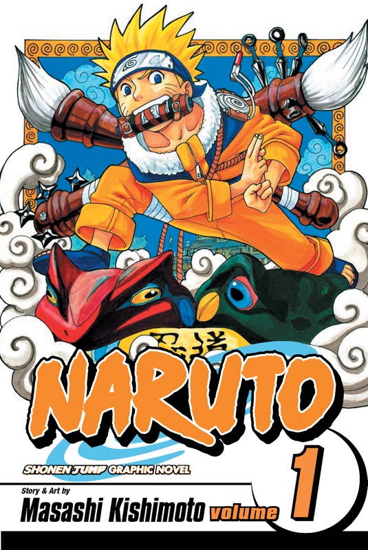 Naruto, Vol. 1 by Masashi Kishimoto: Paperback; 192 pages / English Caffeine Critical