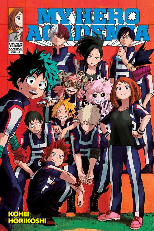 My Hero Academia, Vol. 4 by Kohei Horikoshi: Paperback; 192 pages / English Caffeine Critical