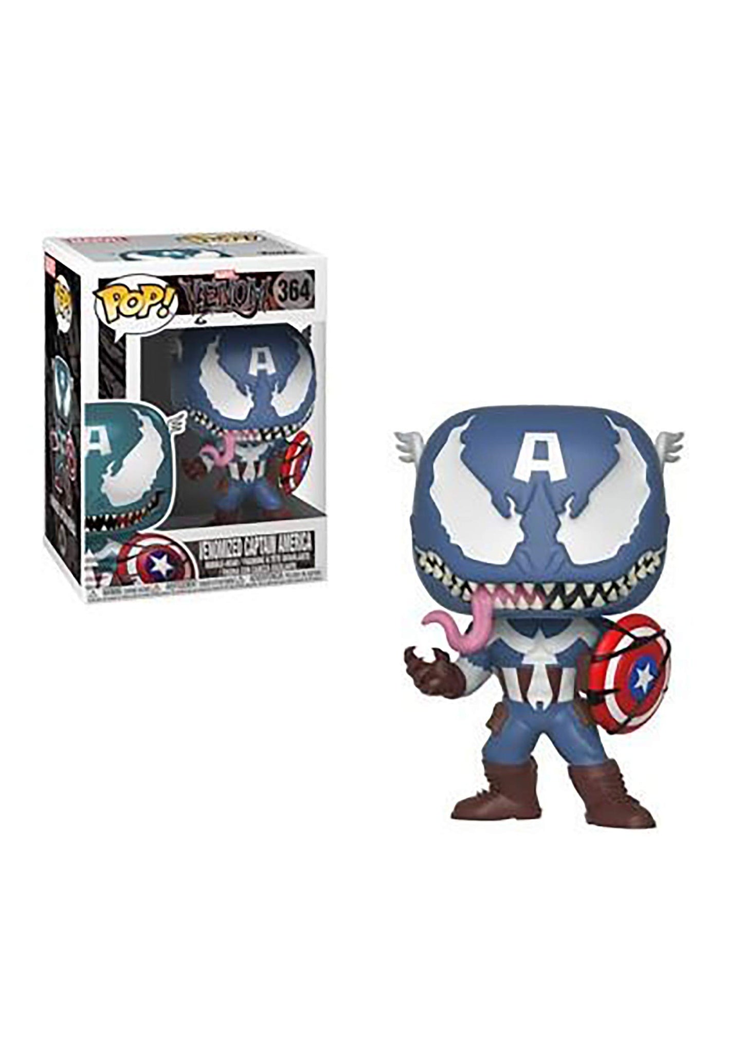 Funko Pop! Venom Captain America #364 Caffeine Critical