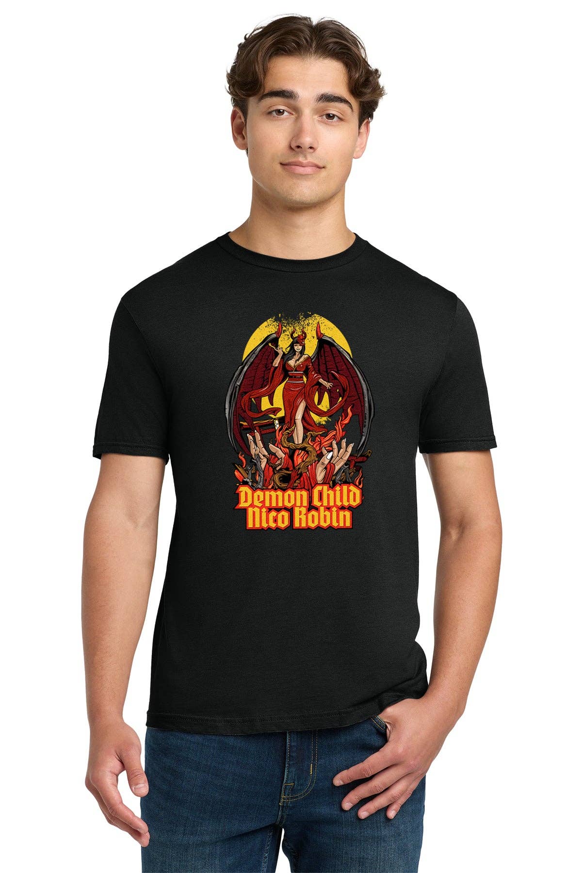 One Piece Demon Child Nico Robin Adult Unisex T-Shirt - Caffeine Critical Caffeine Critical