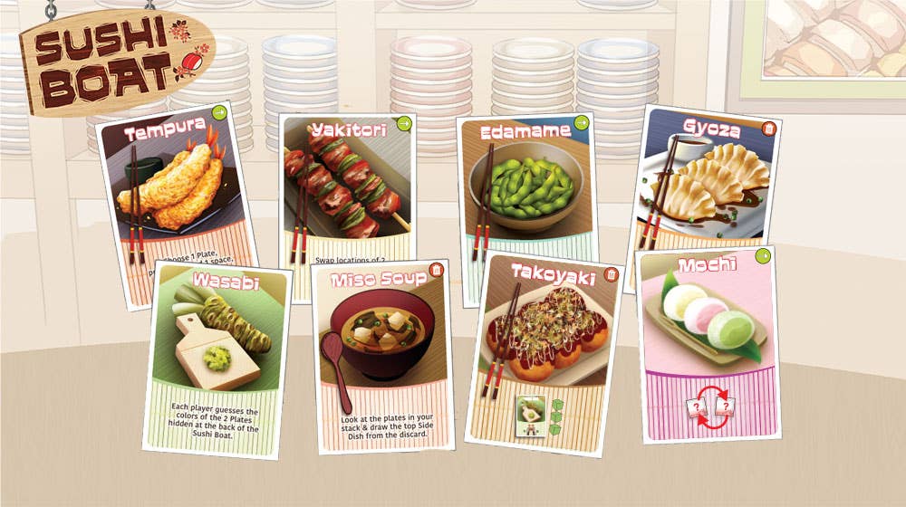 Sushi Boat - Boardgame Caffeine Critical