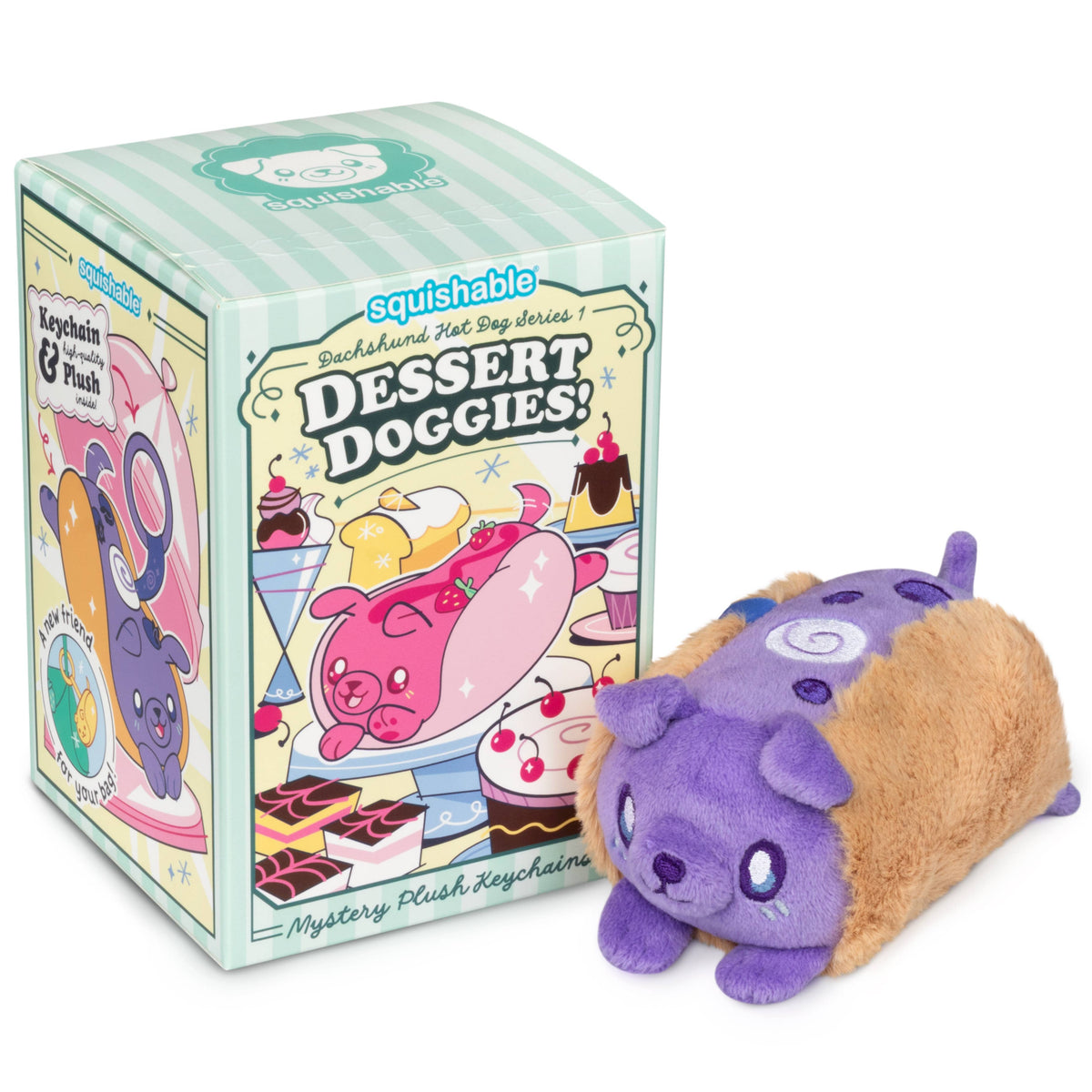 Blind Box Keychain - Dachshund Hot Dog S1 Dessert Caffeine Critical