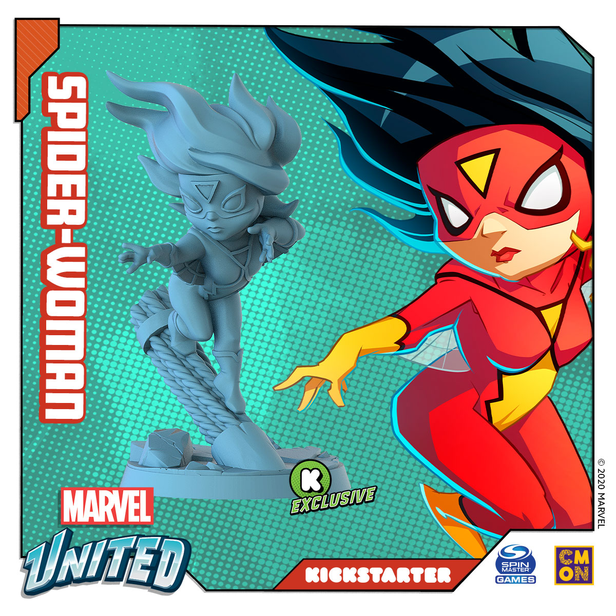 Marvel United Spider Woman Caffeine Critical