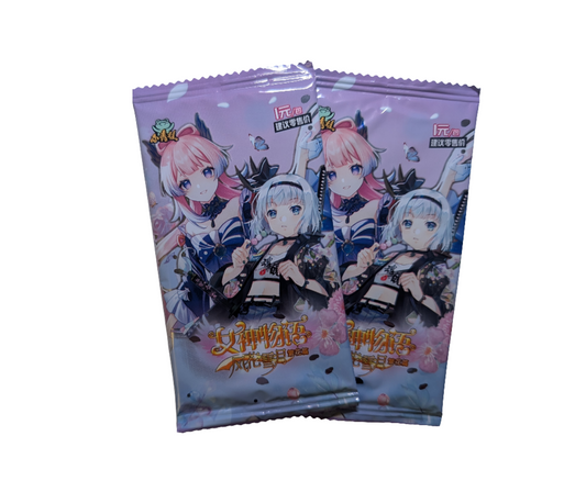 'Goddess Story' Waifu Cards Booster Pack ns11 2024 Release Caffeine Critical