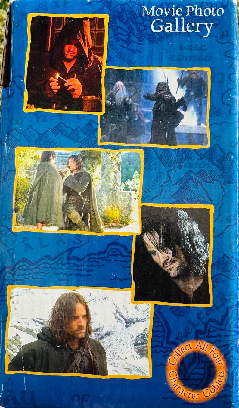 Lord of the Rings Strider (Viggo Mortensen) Glass Goblet (2nd Hand Very Good Condition) Caffeine Critical