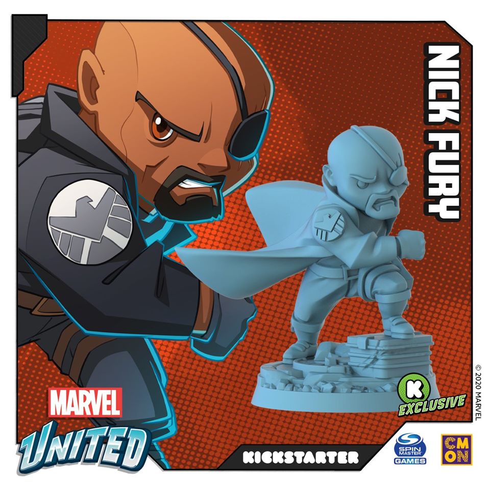 Marvel United Nick Fury Caffeine Critical