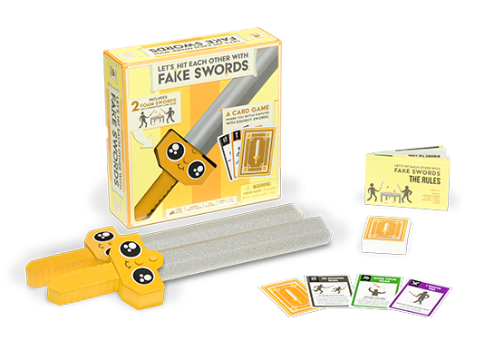 Let's Hit Each Other with Fake Swords by Exploding Kittens - Caffeine Critical Caffeine Critical