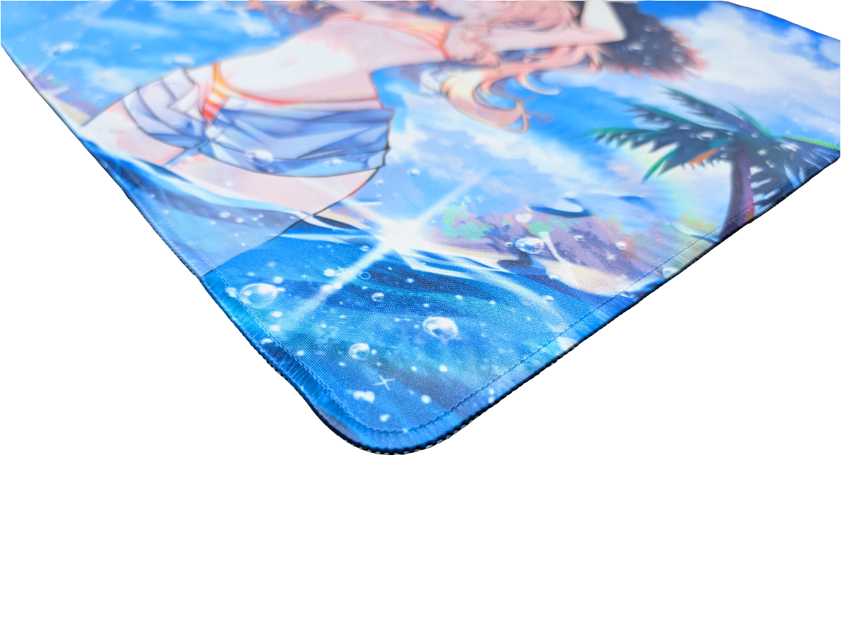 Playful Waters Waifu Playmat Caffeine Critical