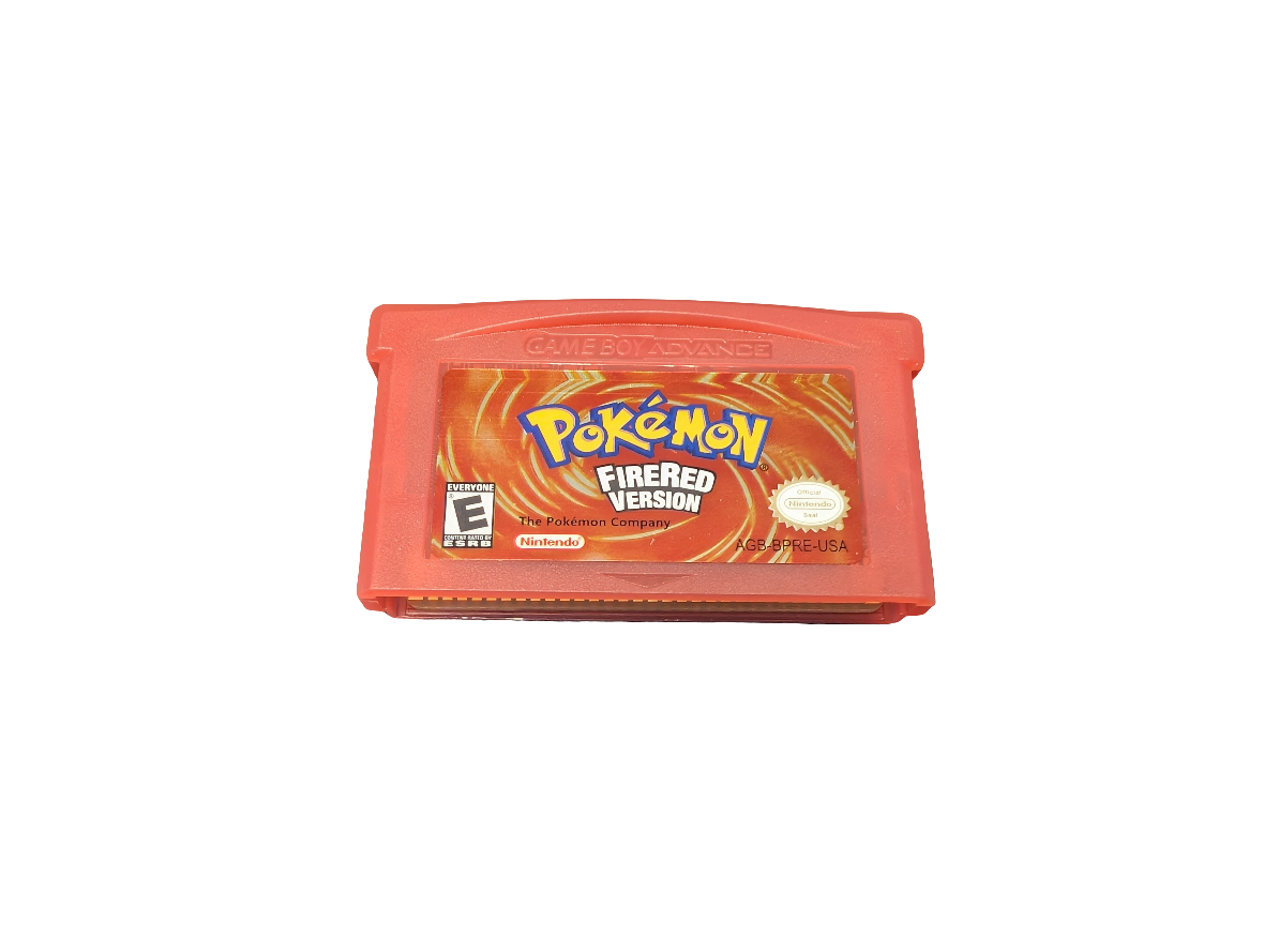 Pokemon Fire Red Version for Game Boy Advance Caffeine Critical