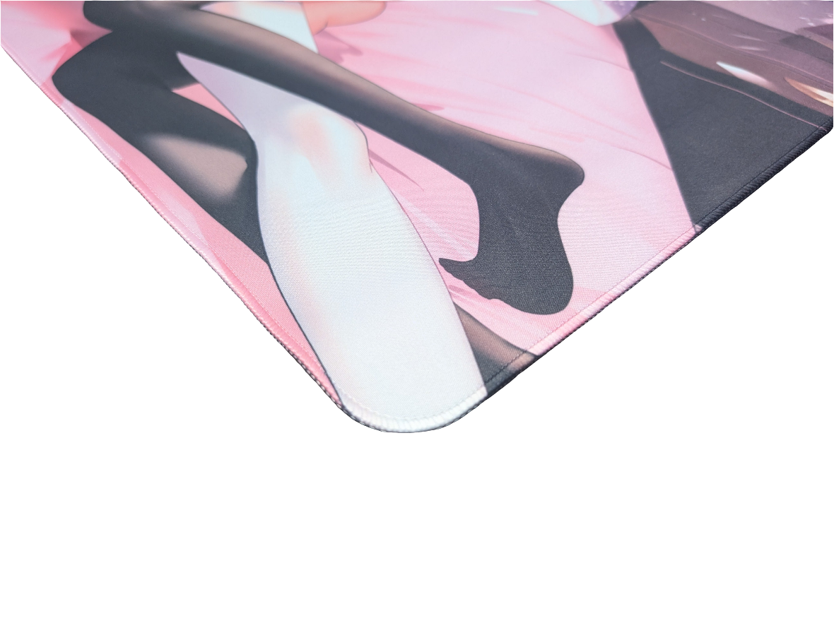 Lesbian spreading Waifu Hentai Playmat