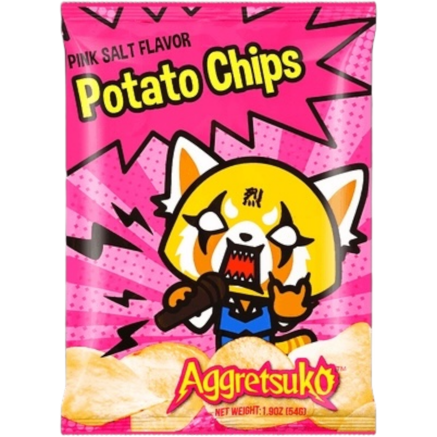 Aggretsuko Pink Salt Chips - Caffeine Critical Caffeine Critical