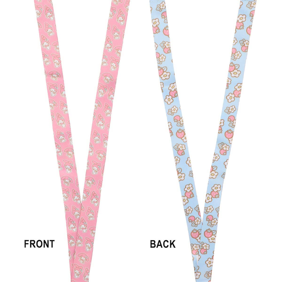 My Melody Floral Character Charm Lanyard Caffeine Critical