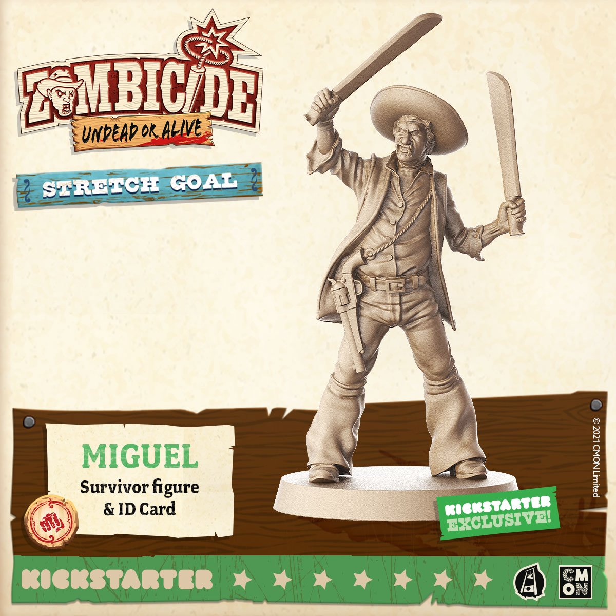 Zombicide Undead or Alive Miguel Caffeine Critical