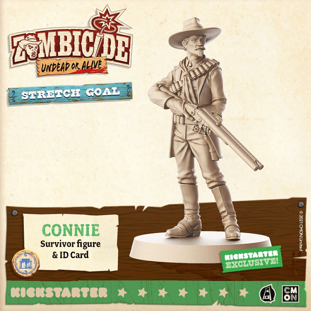 Zombicide Undead or Alive Connie Caffeine Critical