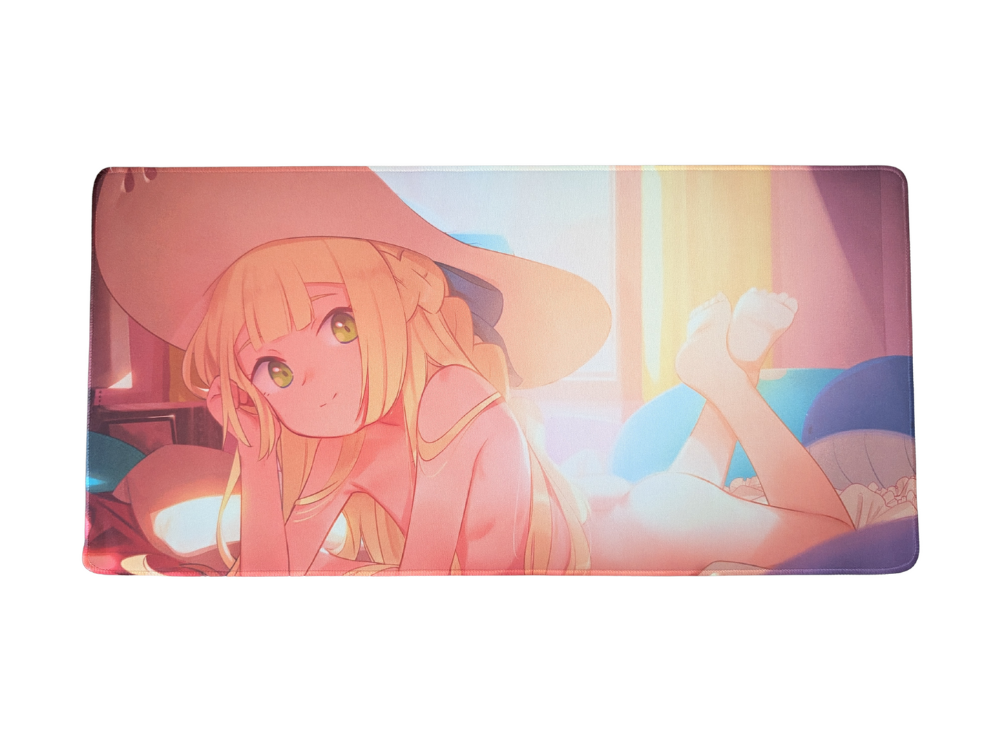 Lillie Hentai Waifu Playmat | Lewd Anime Deskpad - Caffeine Critical Caffeine Critical