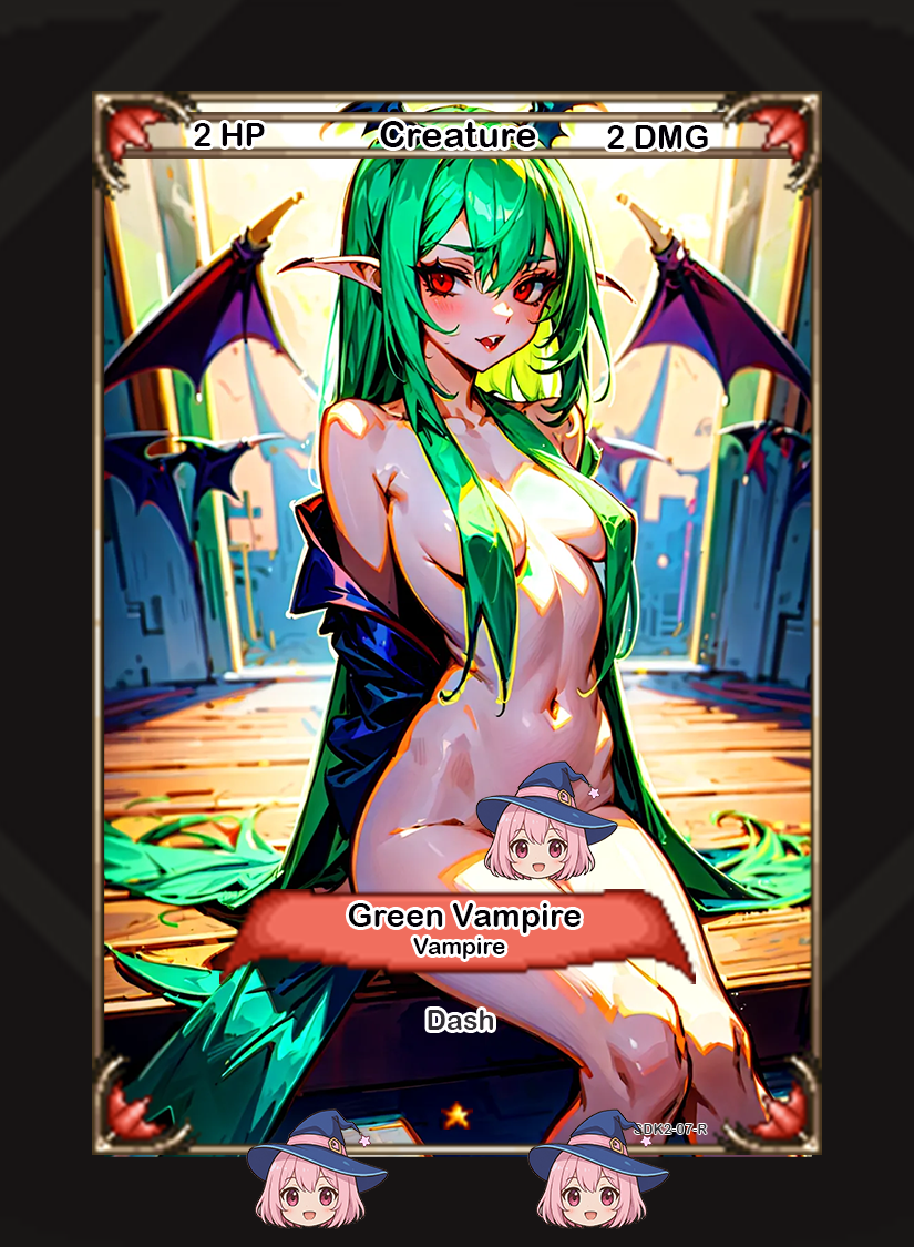 'Hentai Battle: Vampire Night' Starter Deck | Waifu Card Game Caffeine Critical