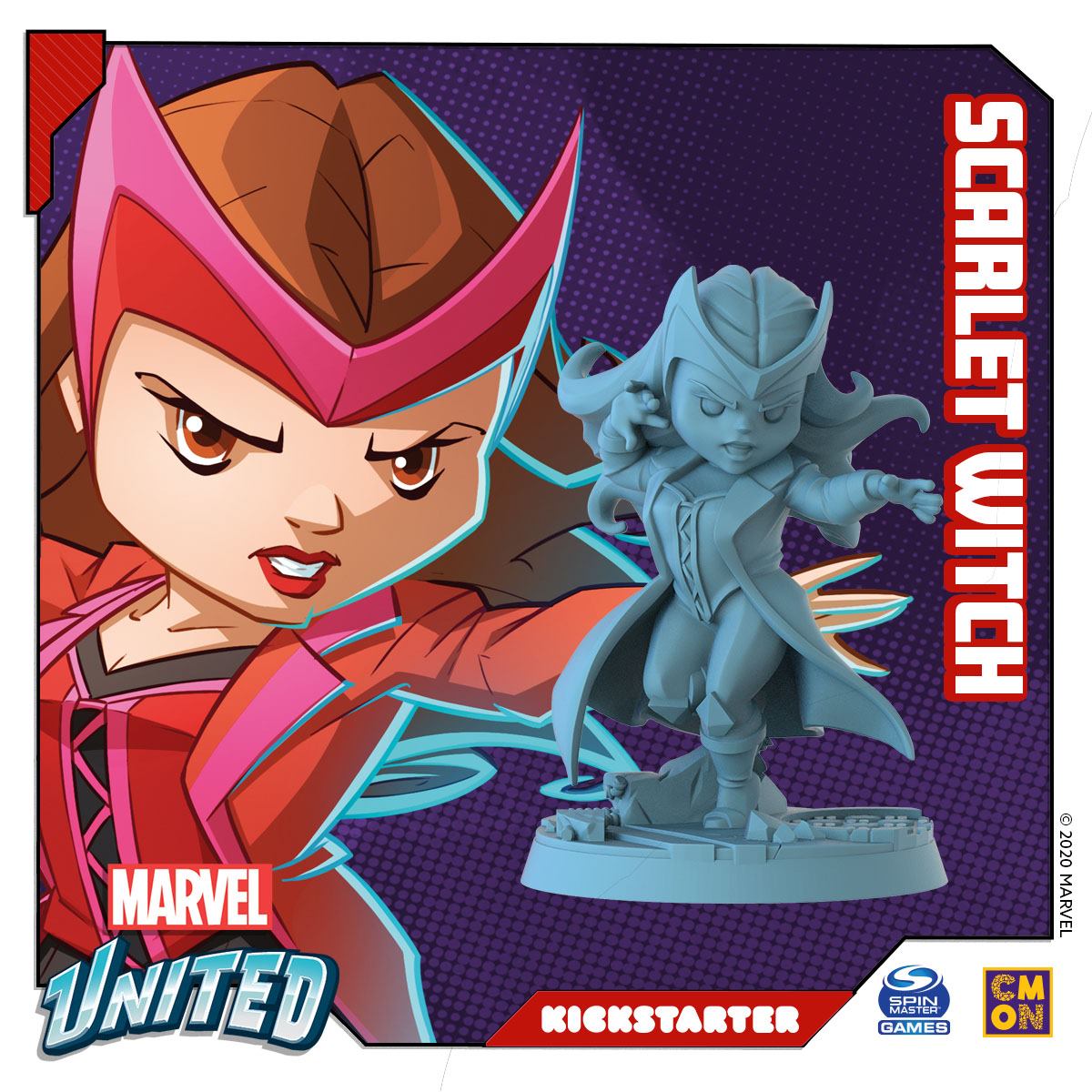 Marvel United Scarlet Witch Caffeine Critical