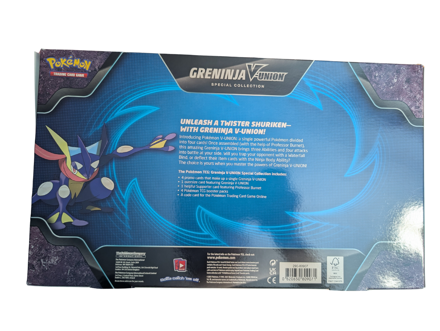 Greninja V-Union Special Collection - Caffeine Critical Caffeine Critical