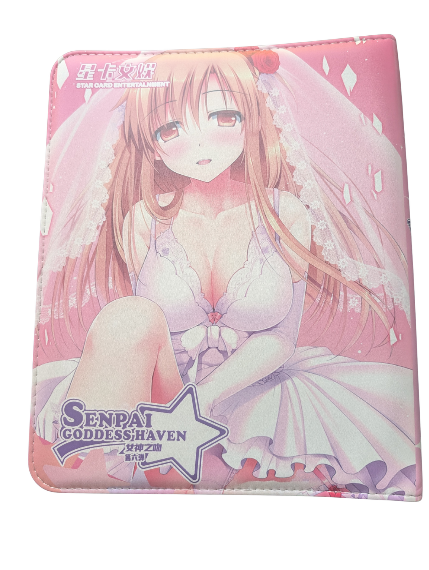 Waifu Cards Ring Binder Senpai Goddess Haven - Caffeine Critical Caffeine Critical