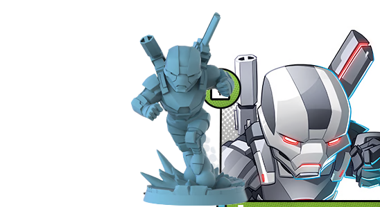 Marvel United War Machine Caffeine Critical