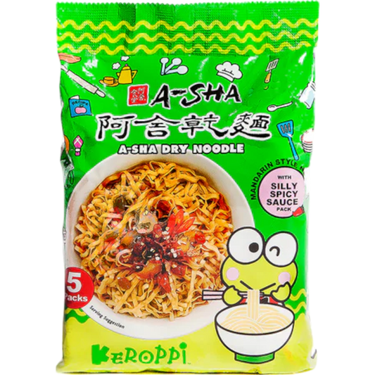 A-Sha Sanrio Keroppi Dry Noodles 1 pack Caffeine Critical