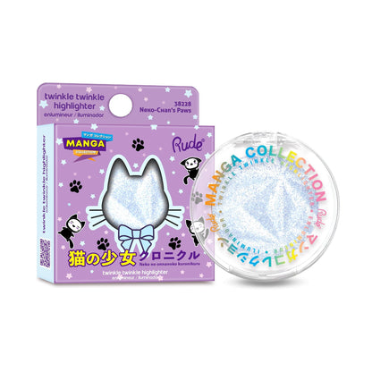 Rude Cosmetics Manga Collection Twinkle Twinkle Highlighter Neko-Chan’s Paws