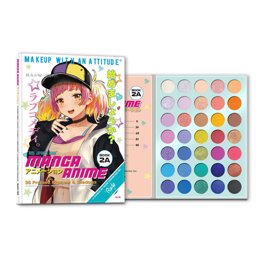 Rude Cosmetics Manga Anime 35 Pressed Pigment & Shadows Book 2A Caffeine Critical