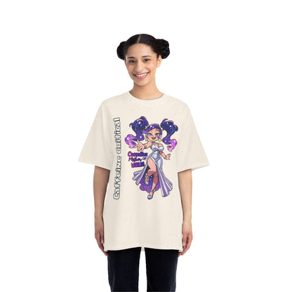 Cosmika Streetwear T-Shirt | Oversized Urban Style - Caffeine Critical
