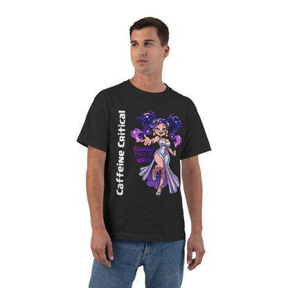 Cosmika Streetwear T-Shirt | Oversized Urban Style - Caffeine Critical