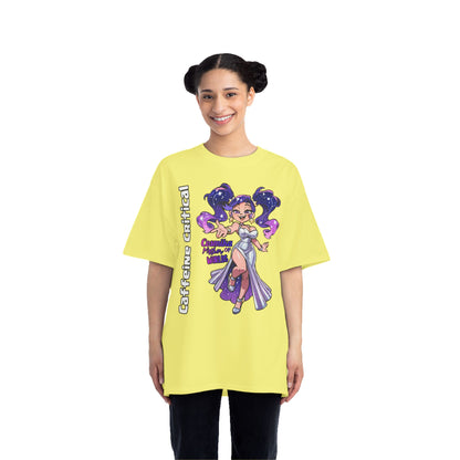 Cosmika Streetwear T-Shirt | Oversized Urban Style - Caffeine Critical
