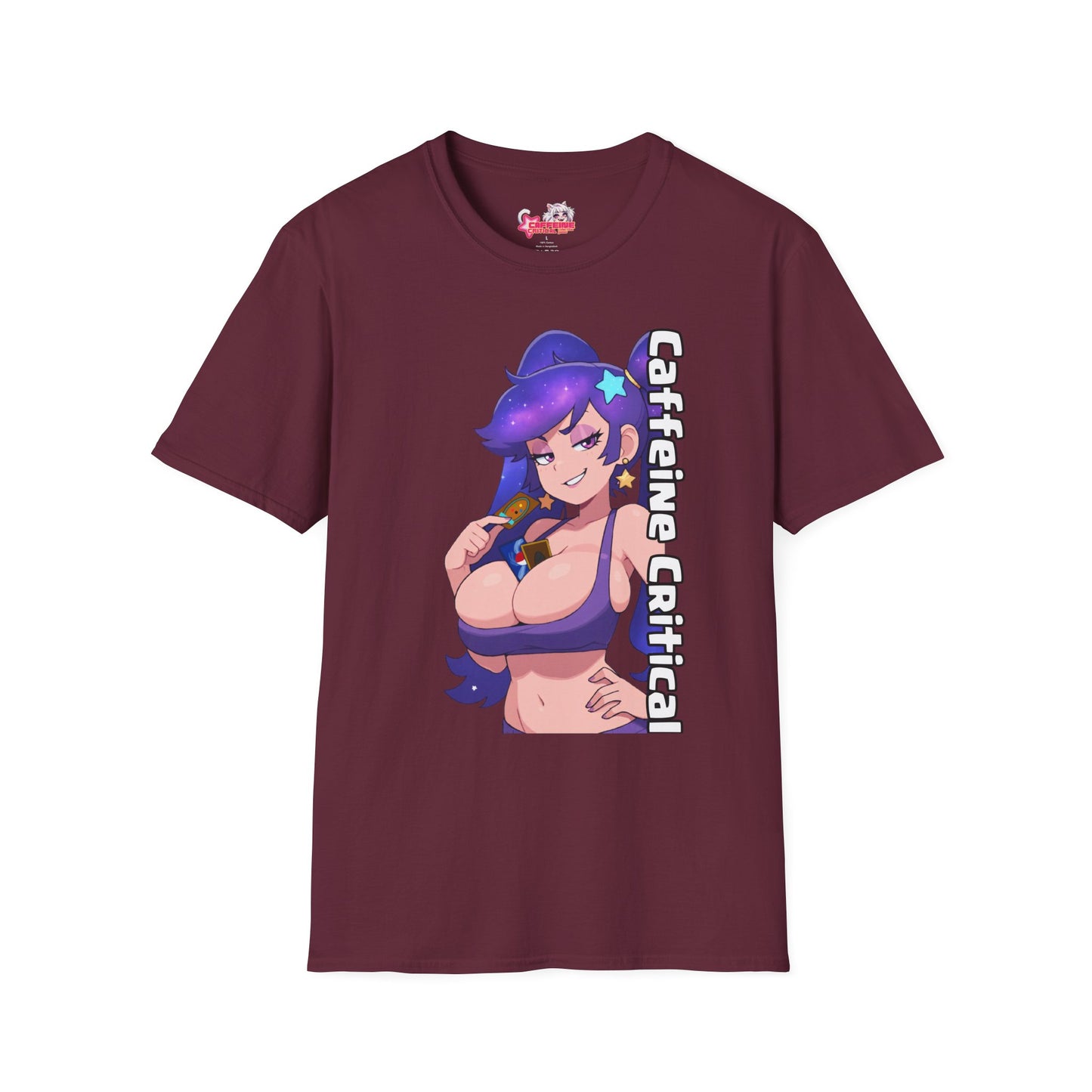 Cosmika's Card Stash Waifu T-Shirt Caffeine Critical