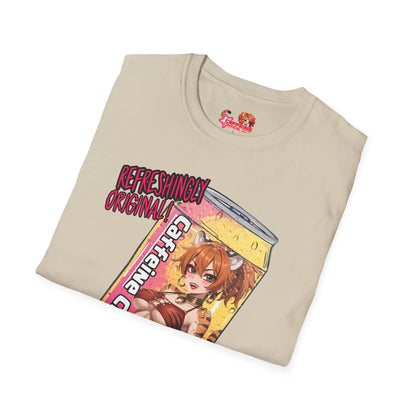 Energy Drink Caffeinated Carnelle | Waifu T-Shirt