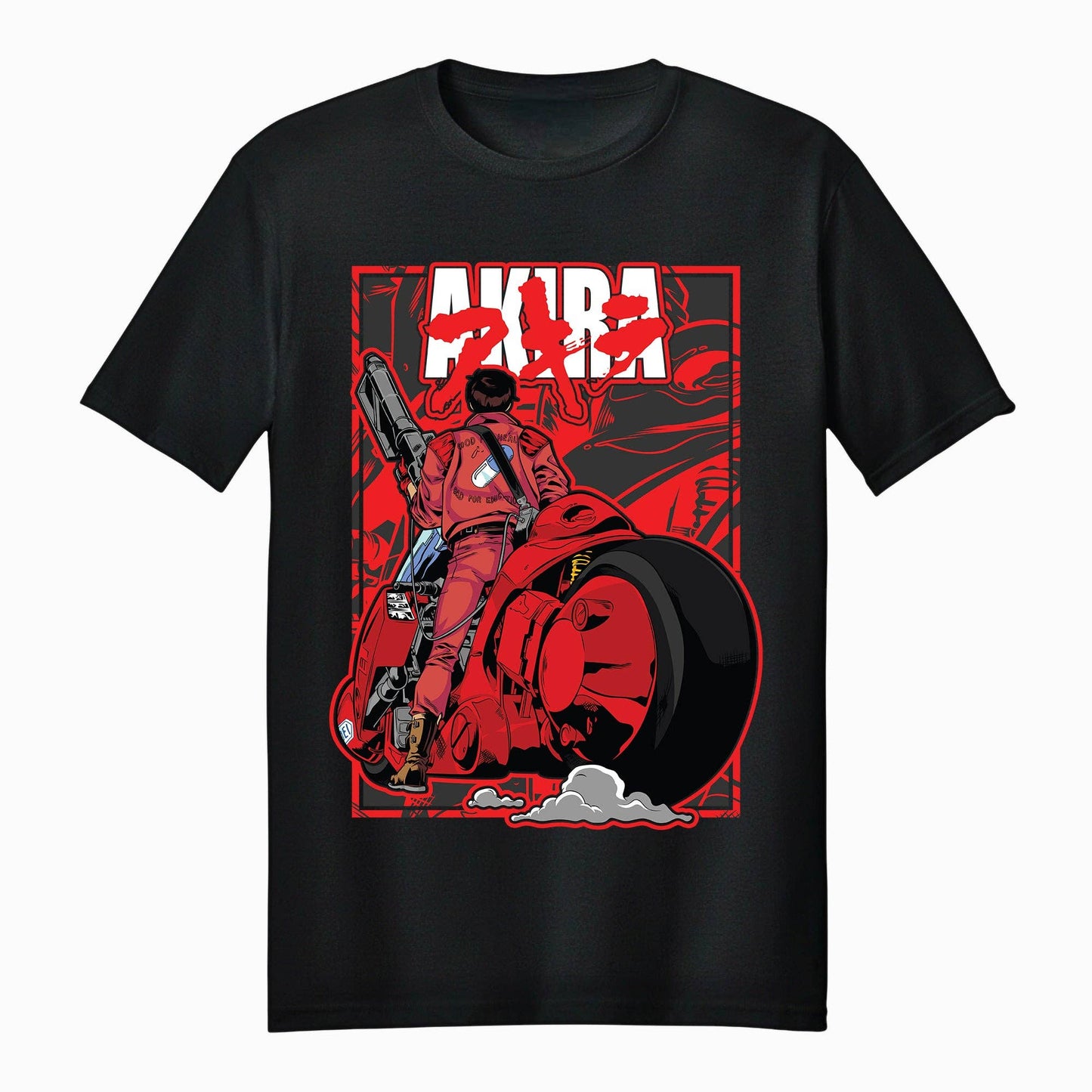Akira Kaneda Neo-Tokyo Biker Adult Unisex T-Shirt - Caffeine Critical Caffeine Critical