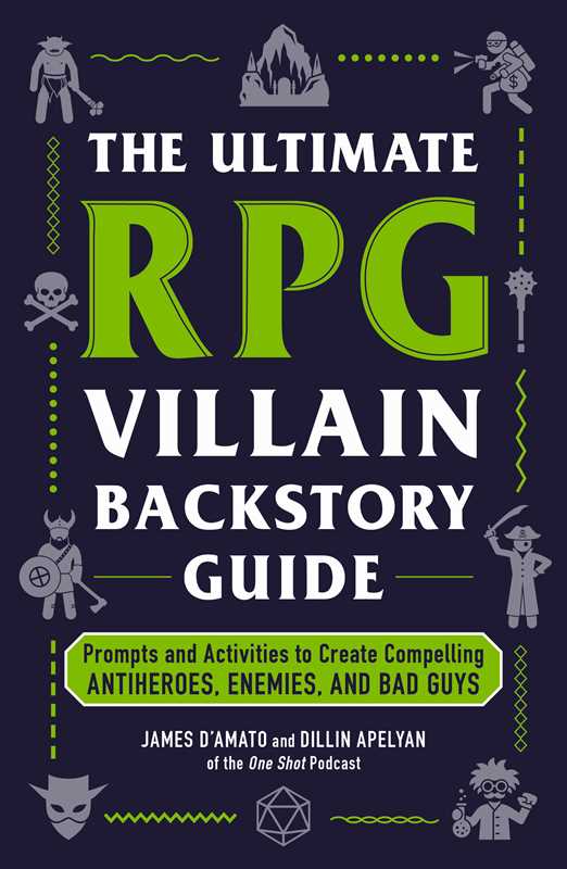 Ultimate RPG Villain Backstory Guide by James D’Amato: Paperback; 256 pages / English - Caffeine Critical
