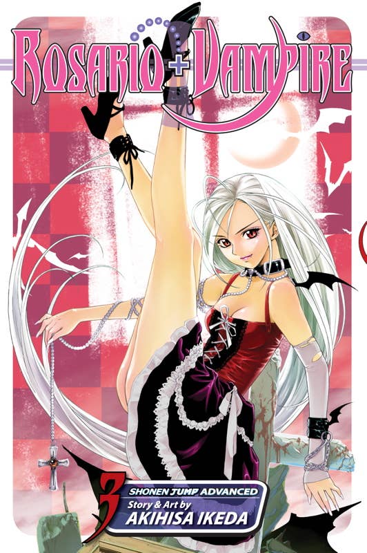 Rosario+Vampire, Vol. 3 by Akihisa  Ikeda: Paperback; 192 pages / English Caffeine Critical