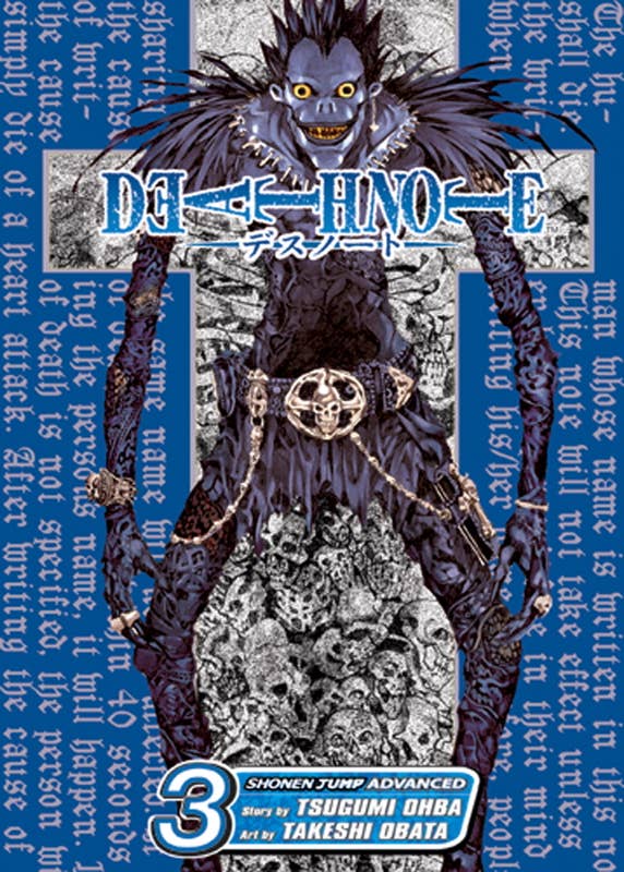 Death Note, Vol. 3 by Tsugumi Ohba: Paperback; 200 pages / English Caffeine Critical