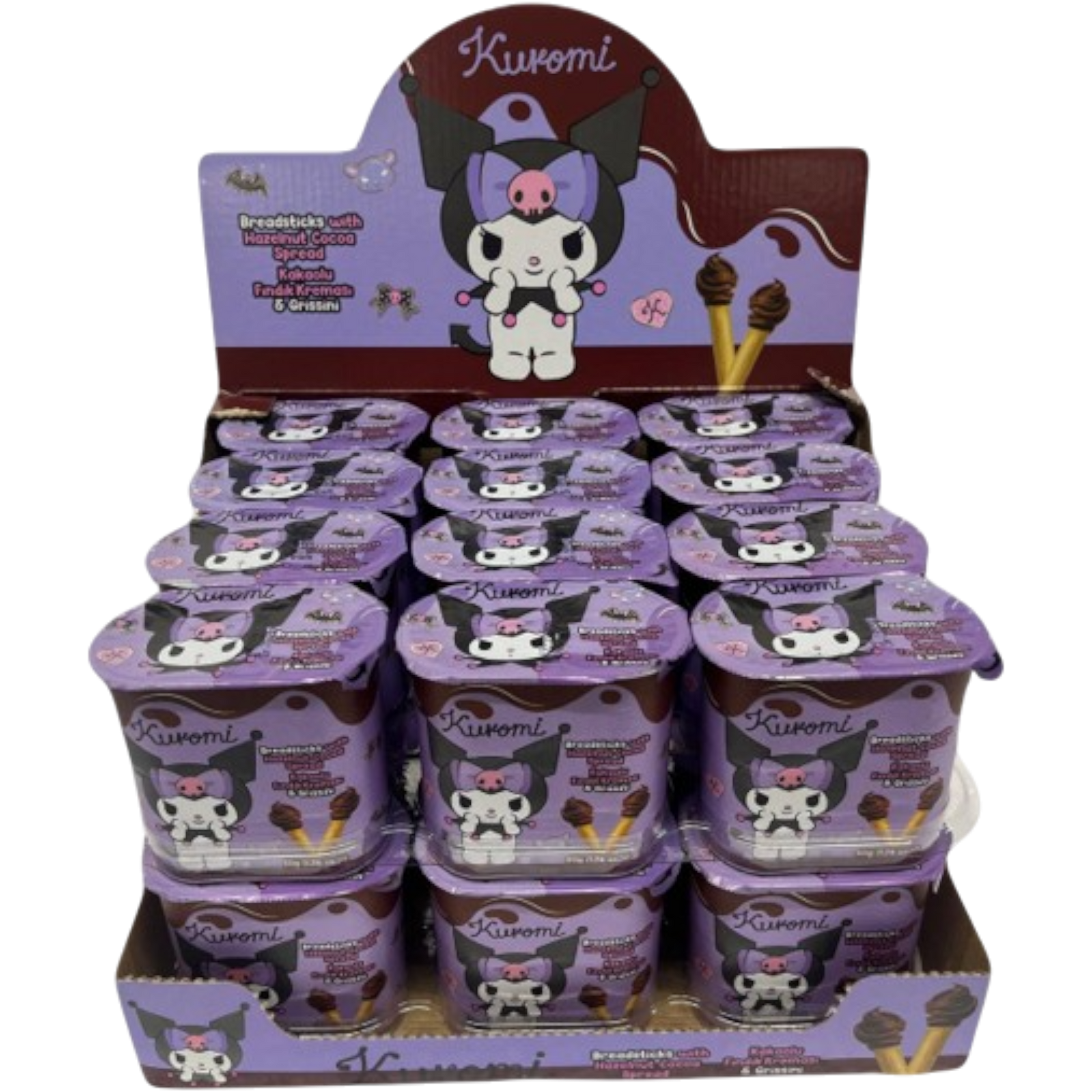 Kuromi Breadsticks with Hazelnut