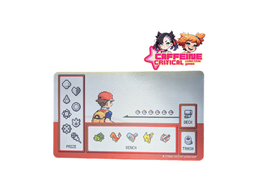 Pokemon Fire Red Pixel Playmat