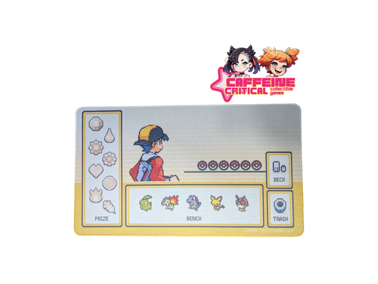 Pokemon Heart Gold Pixel Playmat