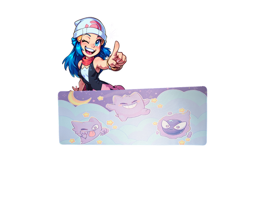 Ghostly Kawaii Gengar Playmat