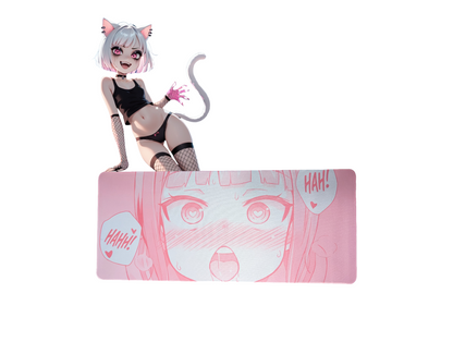 Ahegao Face Waifu Hentai Playmat