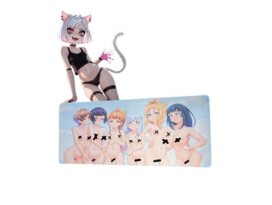 Animated expressions Waifu Hentai Playmat