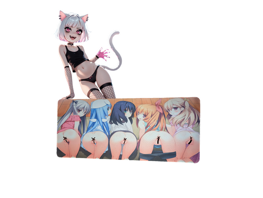 Uncensored petite friends Waifu Hentai Playmat