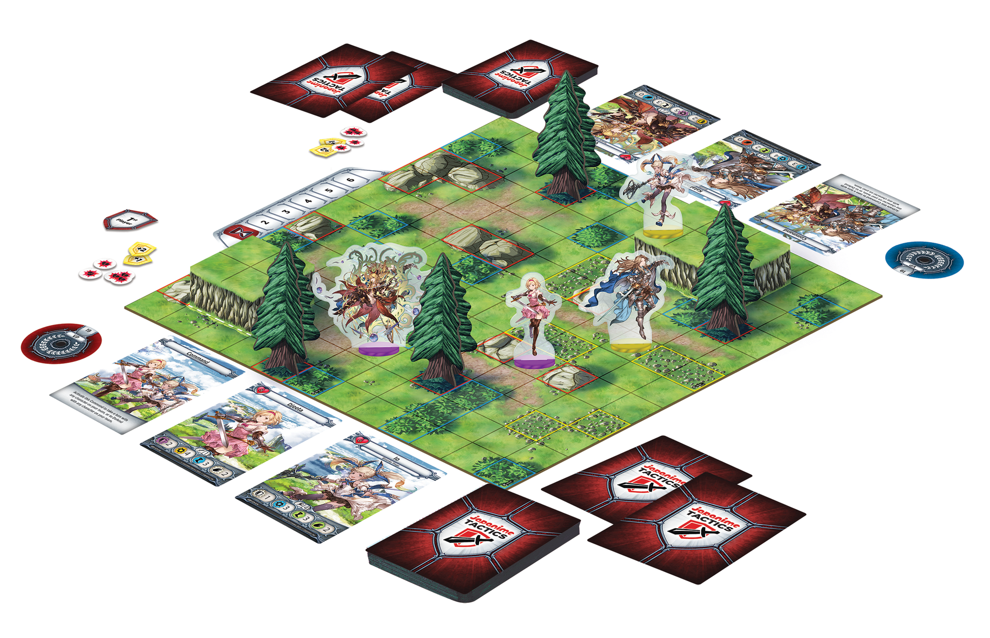 Boardgame Japanime Tactics Granblue Fantasy Gran Starter Set | Anime Board Game - Caffeine Critical