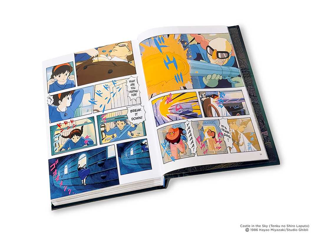 Castle in the Sky Film Comic: All-in-One Edition by Hayao Miyazaki: Hardcover; 656 pages / English Caffeine Critical
