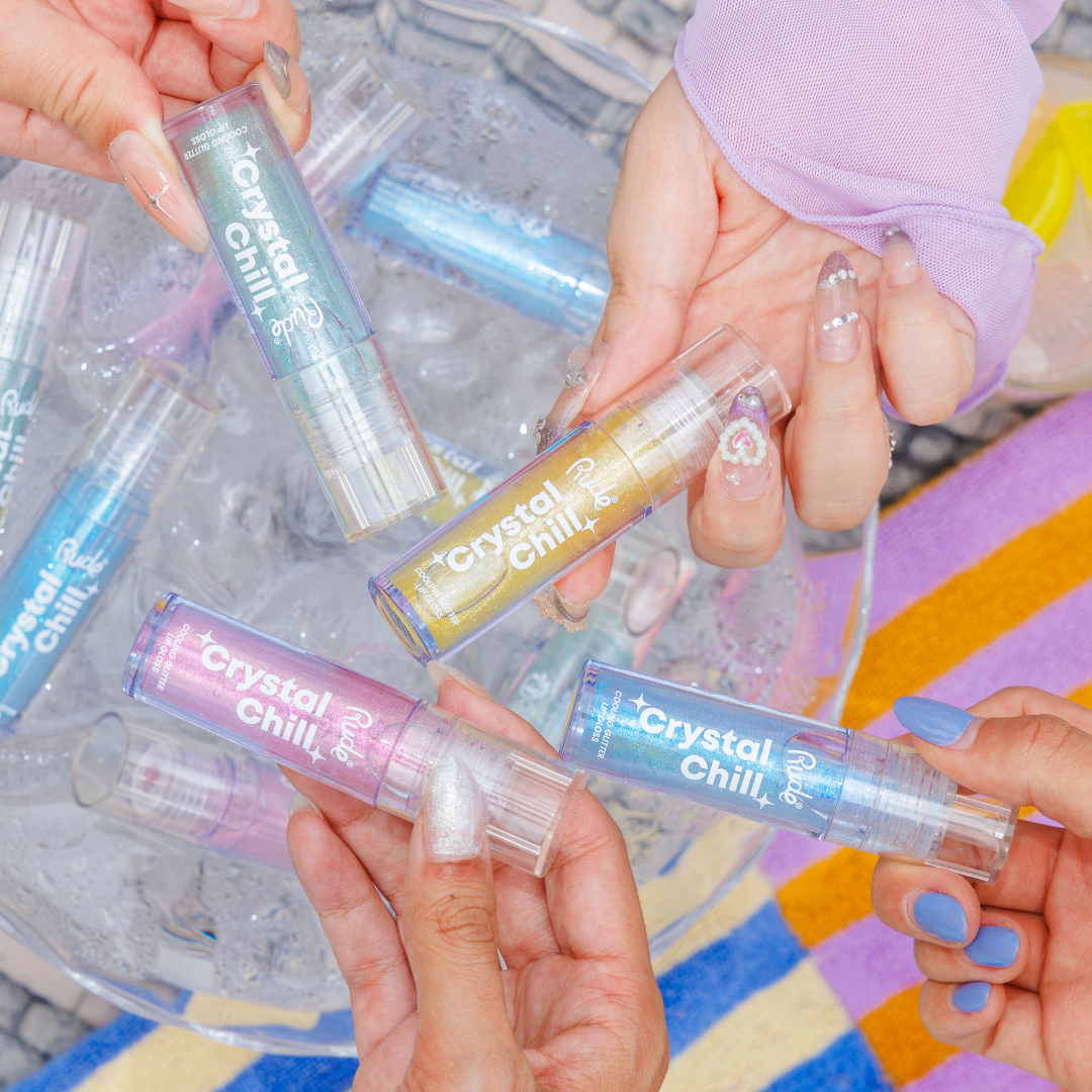Crystal Chill Cooling Glitter Lip Gloss: Ice Queen