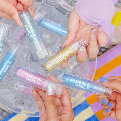 Crystal Chill Cooling Glitter Lip Gloss: Ice Queen