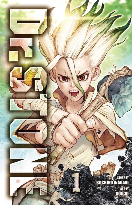 Dr. STONE, Vol. 1 by Riichiro Inagaki: Paperback; 200 pages / English - Caffeine Critical Caffeine Critical