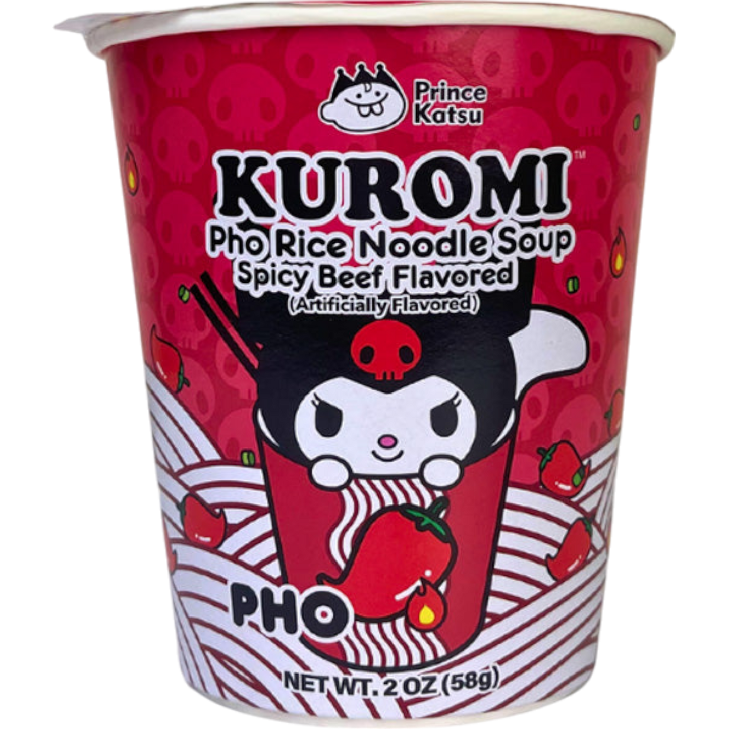 Kuromi Pho Rice Noodle Soup - Caffeine Critical Caffeine Critical